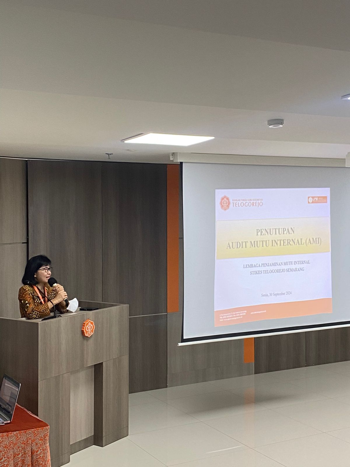 PENUTUPAN AUDIT MUTU INTERNAL (AMI) TAHUN 2023/2024
